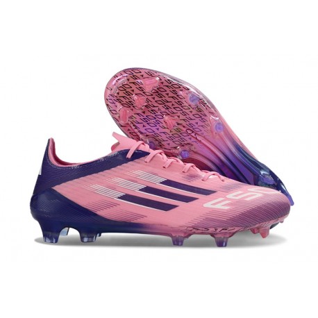Zapatos de Fútbol adidas F50 Elite FG Rosa Negro