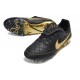 Zapatos Nike Tiempo SE Elite FG Negro Dorado
