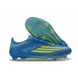 adidas F50 Elite FG X MESSI Azul Royal Amarillo Solar Semi Azul Burst
