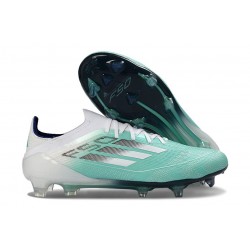 Zapatos de Fútbol adidas F50 Elite FG Verde Blanco Plateado