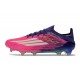 Zapatos de Fútbol adidas F50 Elite FG Rosa Morado Blanco