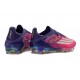 Zapatos de Fútbol adidas F50 Elite FG Rosa Morado Blanco