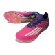Zapatos de Fútbol adidas F50 Elite FG Rosa Morado Blanco