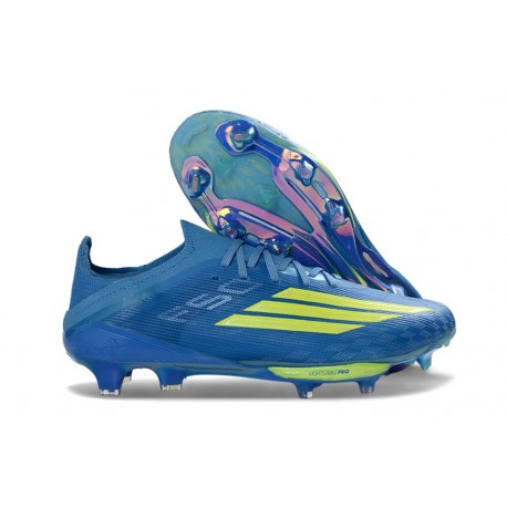 Adidas F50+ Elite FG Azul Amarillo