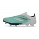 Bota de Futbol Adidas F50 + LL FG Verde Plateada Blanco