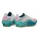 Bota Adidas F50 + LL FG X Messi Ftwr Blanco Rosa Lúcido Flash Agua