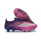 Bota de Futbol Adidas F50 + LL FG Violeta Rosa Blanco