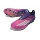 Bota de Futbol Adidas F50 + LL FG Violeta Rosa Blanco