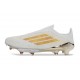 Bota de Futbol Adidas F50 + LL FG Bianco Dorada