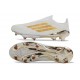 Bota de Futbol Adidas F50 + LL FG Bianco Dorada