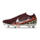 Nike Mercurial Vapor XVI Elite SG-Pro United - Borgoña Plata Metálica Rojo Fósil