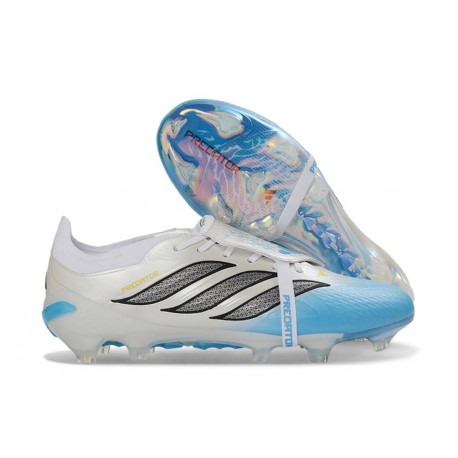 Zapatillas adidas Predator 26 Elite FT FG Blanco Azul Negro