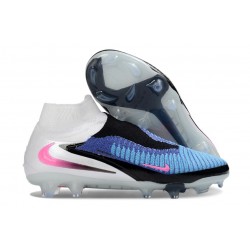 Botas Nike Phantom 6 Elite FG Azul Carrera Explosión Rosa Blanco