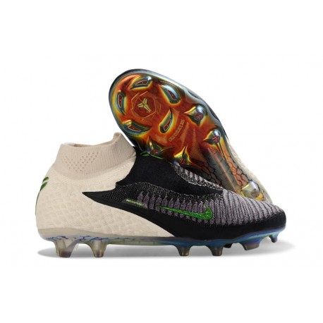 Botas de fútbol altas Nike Phantom 6 Elite FG Fantasma Negro