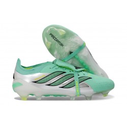 Zapatillas adidas Predator 26 Elite FT FG Verde Plateada