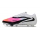 Zapatillas de Fútbol Nike Phantom 6 Elite L FG Blanco Rosa Negro