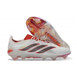 Zapatos de Fútbol adidas Predator Elite L FG Blanco Rojo Negro