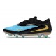 Zapatillas de Fútbol Nike Phantom 6 Elite L FG Azul Negro Dorado
