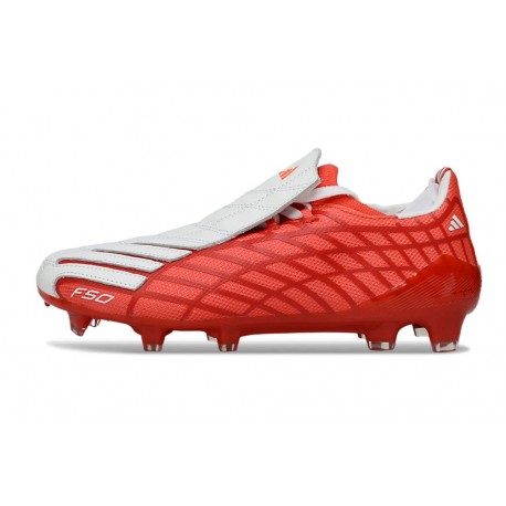 Tacos de Futbol adidas F50 Spider Elite FG Rojo Blanco