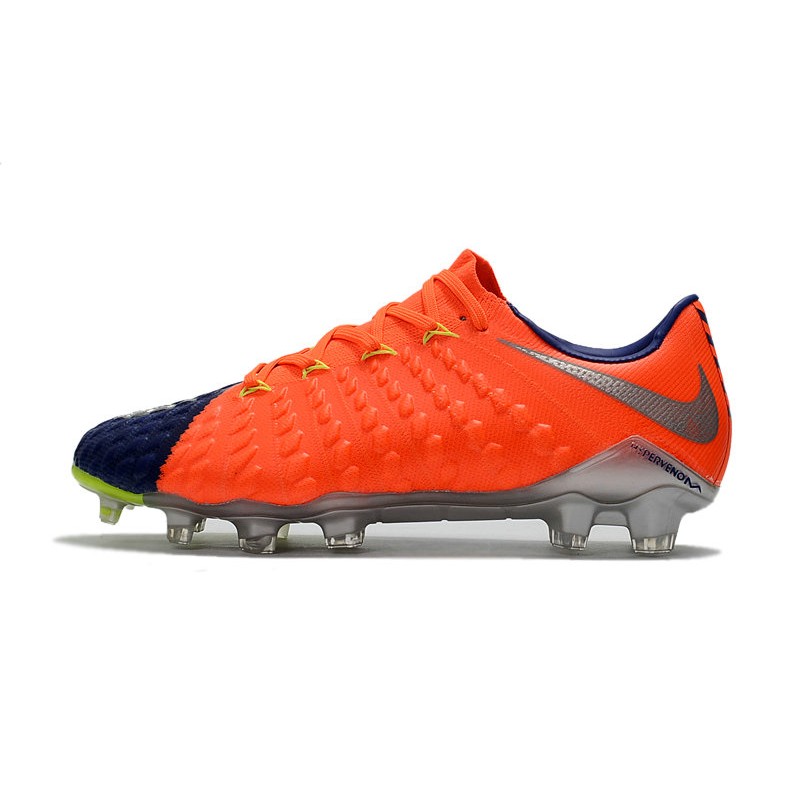 Botas de fútbol Nike Hypervenom Phantom III FG ACC - Naranja Azul Profundo