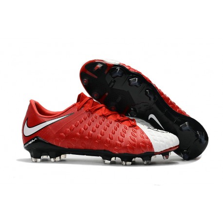 Botas de fútbol Nike Hypervenom Phantom III FG ACC - Rojo Blanco