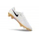 Zapatos de Fútbol Nike Mercurial Vapor 17 Elite FG Blanco Negro Dorado