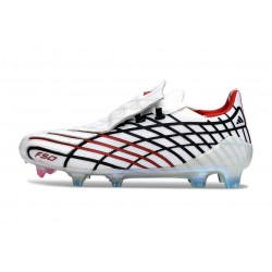 Tacos de Futbol adidas F50 Spider Elite FG Blanco Negro Rojo