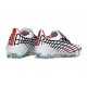 Tacos de Futbol adidas F50 Spider Elite FG Blanco Negro Rojo