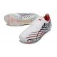 Tacos de Futbol adidas F50 Spider Elite FG Blanco Negro Rojo