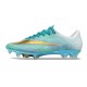 Zapatos de Fútbol Nike Mercurial Vapor 17 Elite FG Verde Dorado