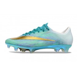 Zapatos de Fútbol Nike Mercurial Vapor 17 Elite FG Verde Dorado