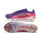 Zapatos de Fútbol adidas Predator Elite L FG Violeta Rosa Negro