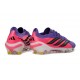 Zapatos de Fútbol adidas Predator Elite L FG Violeta Rosa Negro