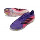 Zapatos de Fútbol adidas Predator Elite L FG Violeta Rosa Negro