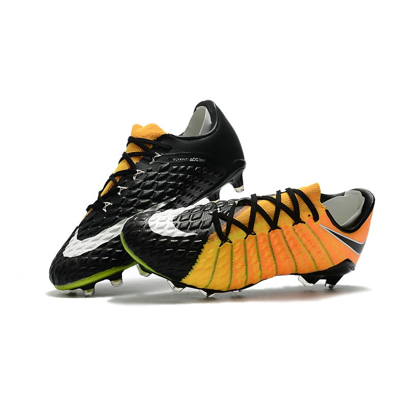 Botas de fútbol Nike Hypervenom Phantom III FG ACC - Amarillo Negro