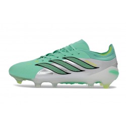 Zapatos de Fútbol adidas Predator Elite L FG Verde Plateado