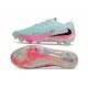 Zapatillas Nike Phantom 6 Elite L FG Pistachio Frost Hyper Pink Negro