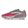 Zapatillas de Fútbol Nike Phantom 6 Elite L FG Hyper Pink Plata Metálica Gris
