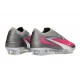 Zapatillas de Fútbol Nike Phantom 6 Elite L FG Hyper Pink Plata Metálica Gris