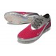 Zapatillas de Fútbol Nike Phantom 6 Elite L FG Hyper Pink Plata Metálica Gris