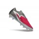 Zapatillas de Fútbol Nike Phantom 6 Elite L FG Hyper Pink Plata Metálica Gris