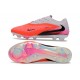 Zapatillas de Fútbol Nike Phantom 6 Elite L FG Carmesí Brillante Rosa Gris Negro