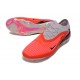 Zapatillas de Fútbol Nike Phantom 6 Elite L FG Carmesí Brillante Rosa Gris Negro