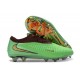 Zapatillas de Fútbol Nike Phantom 6 Elite L FG Verde Dorado