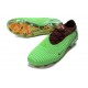 Zapatillas de Fútbol Nike Phantom 6 Elite L FG Verde Dorado