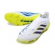 Bota de Futbol adidas Predator Elite Laceless FG Blanco Azul Amarillo