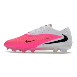 Zapatillas de Fútbol Nike Phantom 6 Elite L FG Rosa Blanco