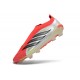 Bota adidas Predator Elite Laceless FG Rojo Lúcido Negro Ftwr Blanco