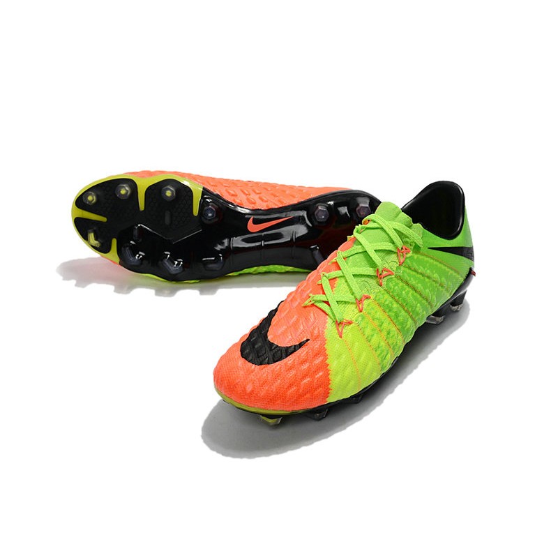 Botas de fútbol Nike Hypervenom Phantom III FG ACC - Verde Naranja