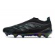 Bota de Futbol adidas Predator Elite Laceless FG Negro Azul
